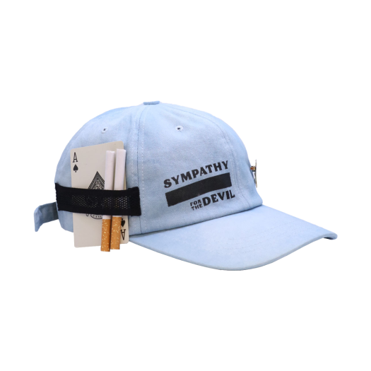 SAHC01-001 SANSI Platoon Cap Natural Indigo Dyeing Indigo Blue