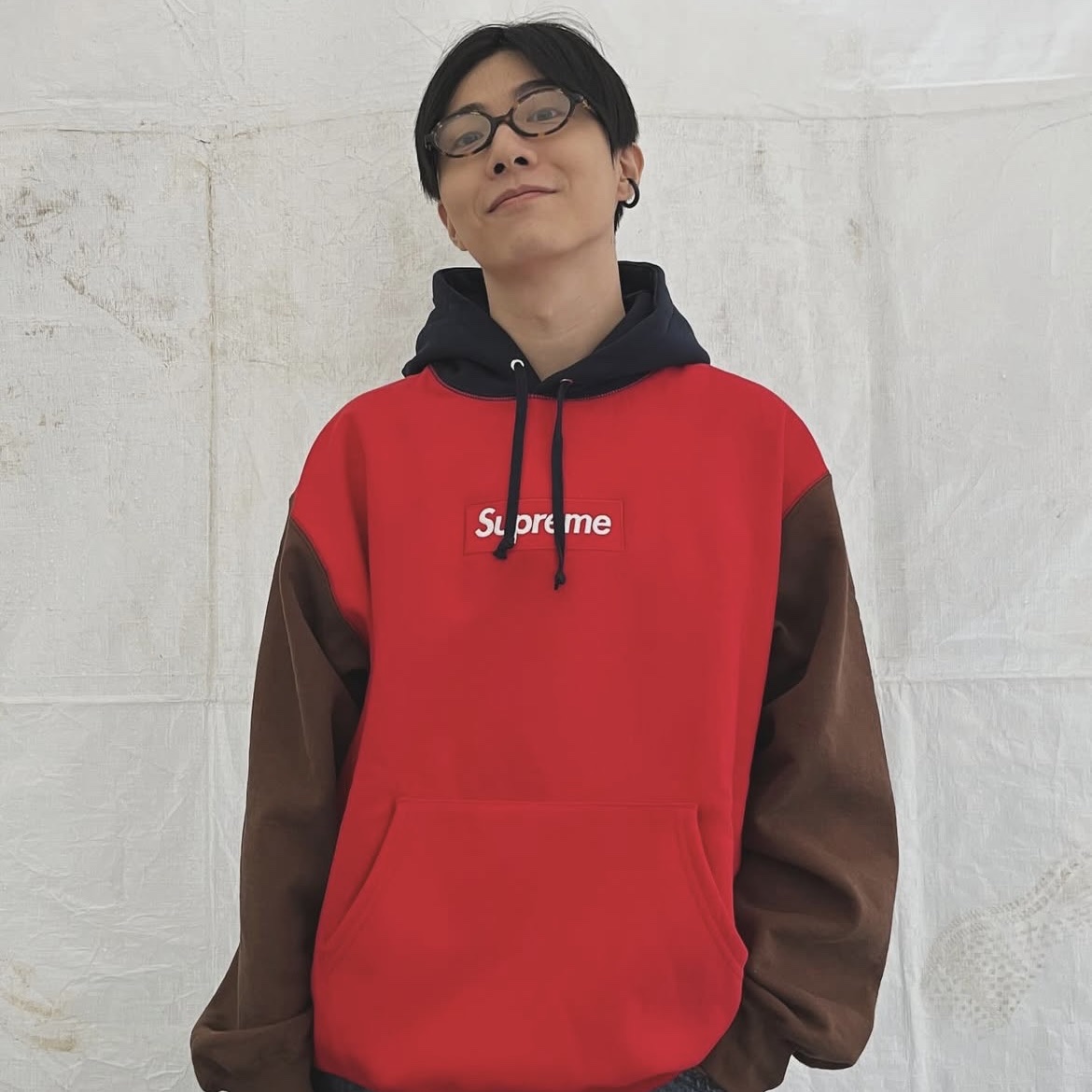 Supreme Box Logo Hooded Sweatshirt Multicolor - 24FW 착용 스타일