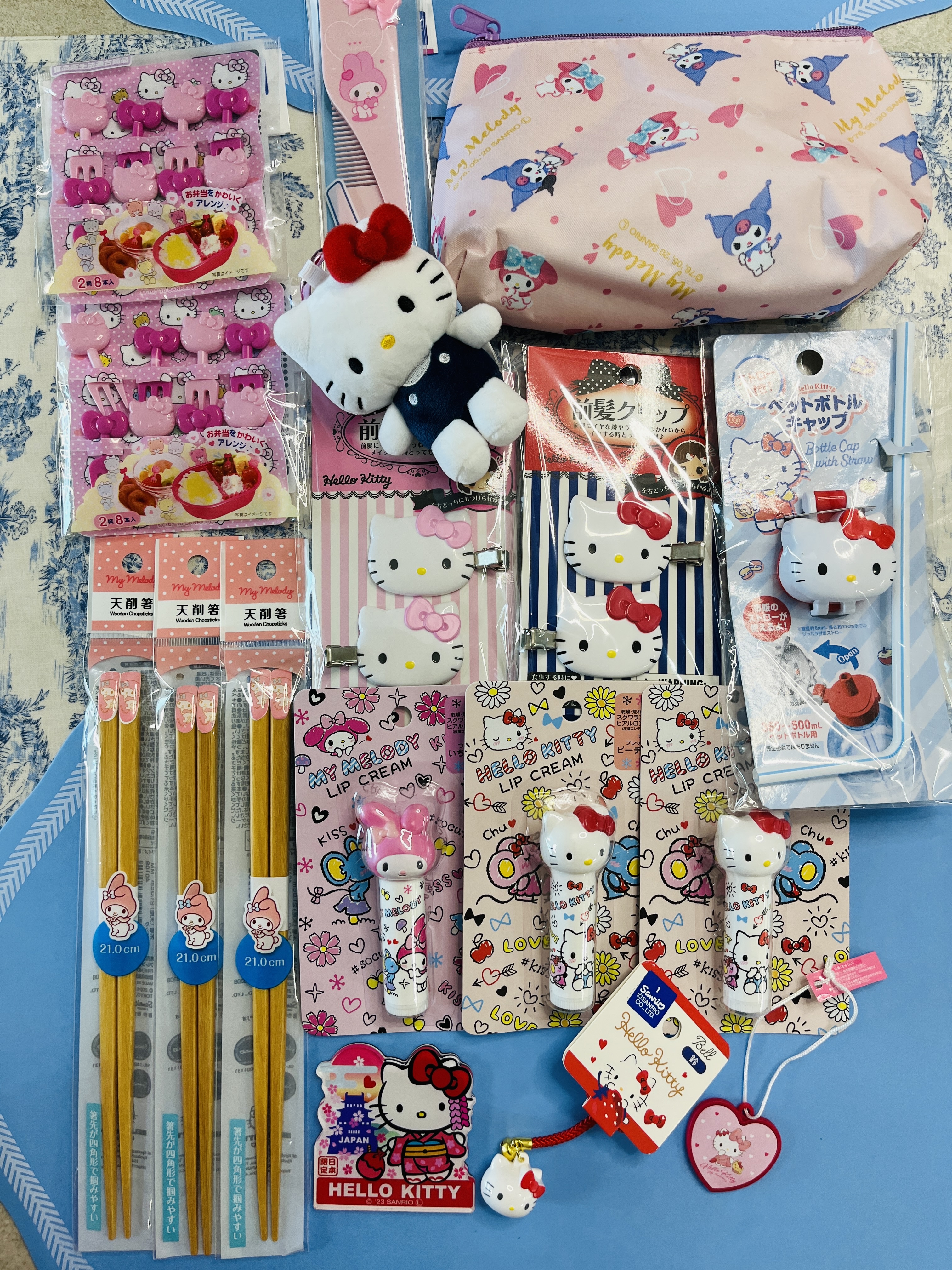 Sanrio Hello Kitty Mini Mascot Holder 착용 스타일 - 6