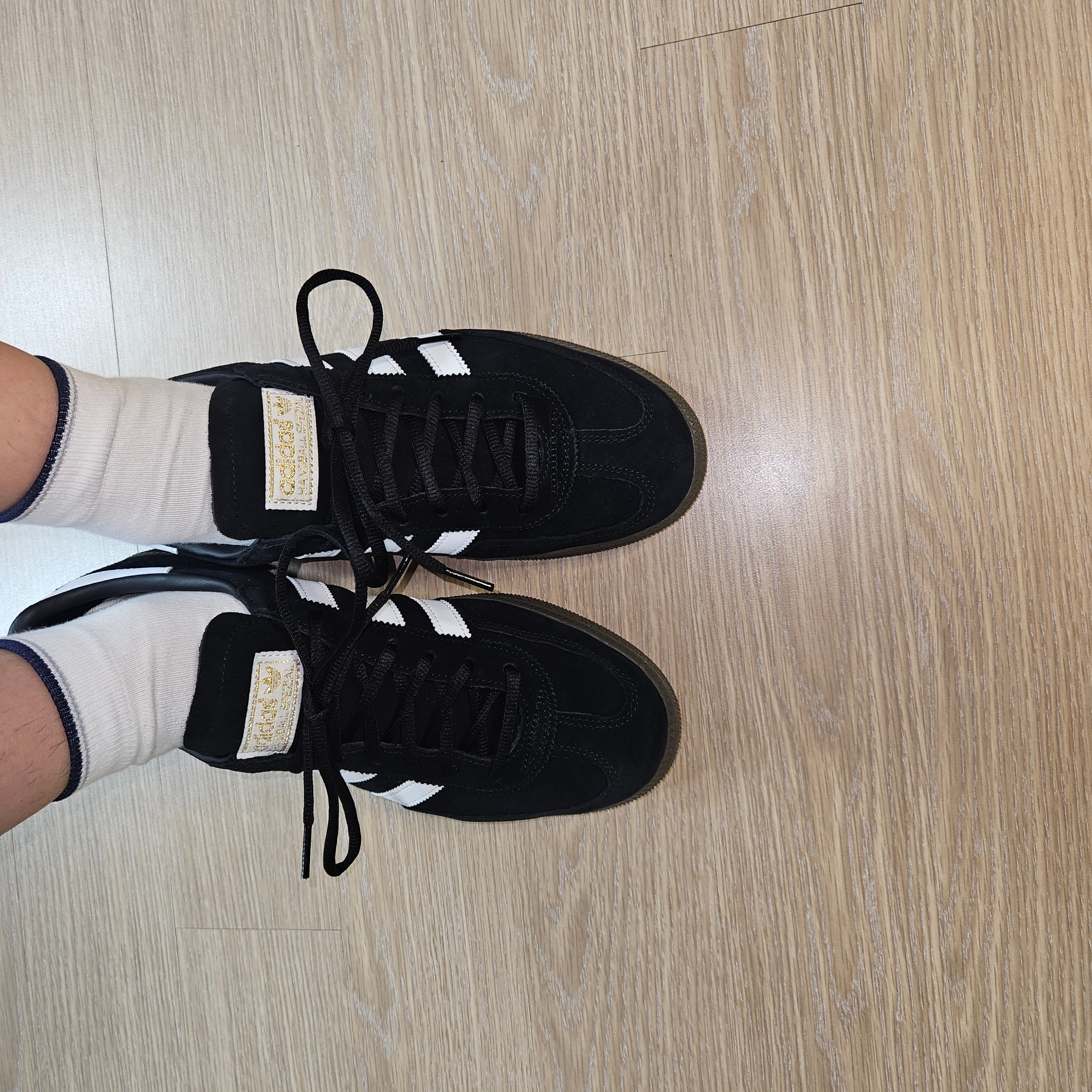 Adidas Spezial Handball Core Black 착용 스타일