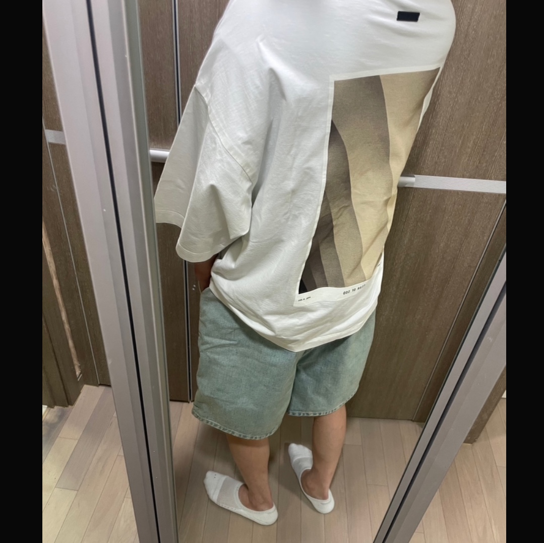 Fear of God Striped Insert Shorts Blue, Essentials The Core Collection T-Shirt Stretch Limo 착용 스타일 - 2