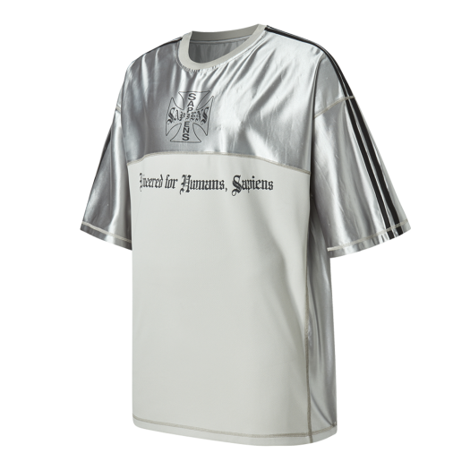 SP25SSTS009GR Sapiens Neo Rugby Over Fit  Short Sleeves Gray
