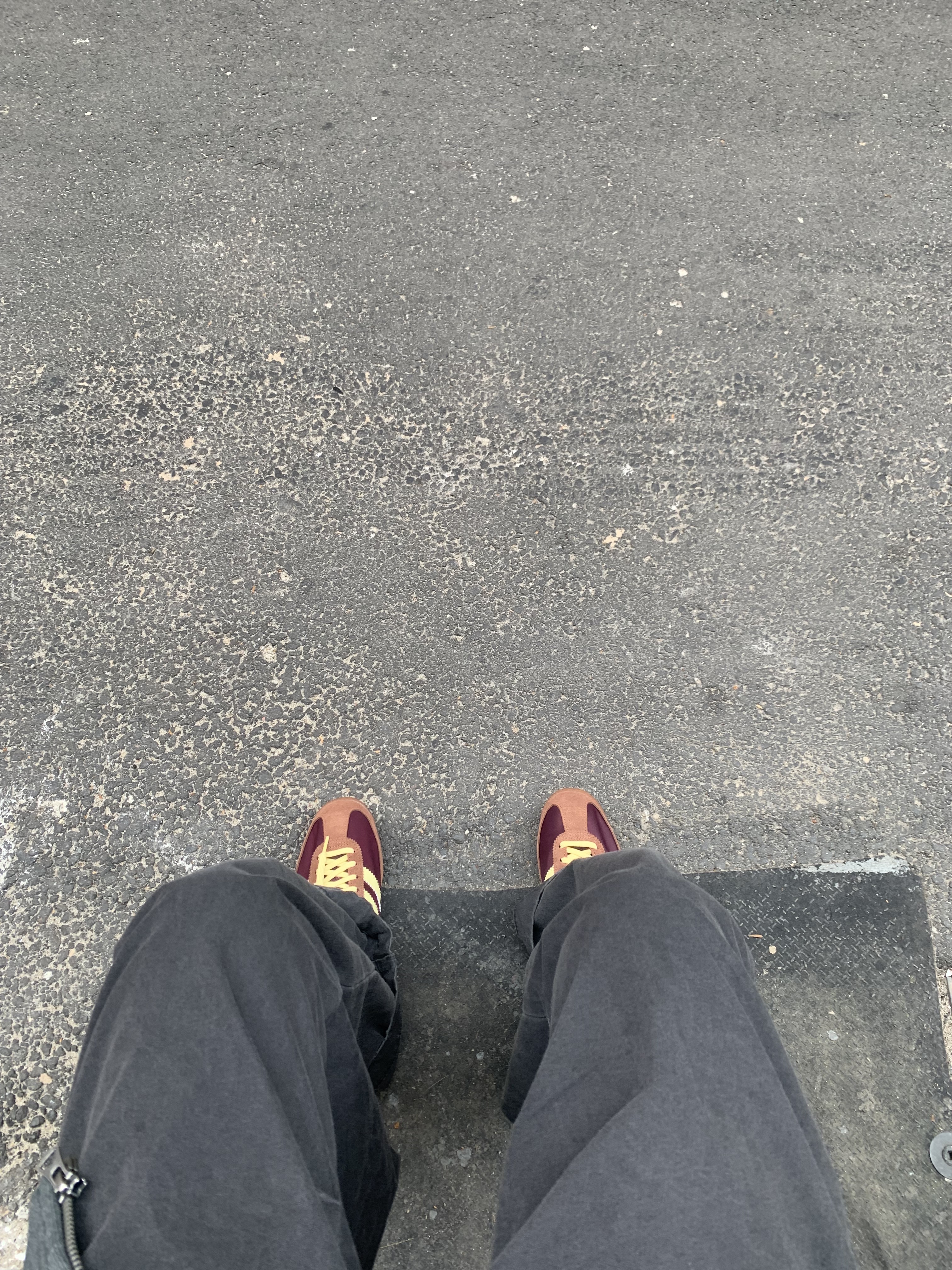 (W) Adidas SL 72 OG Maroon Almost Yellow 착용 스타일