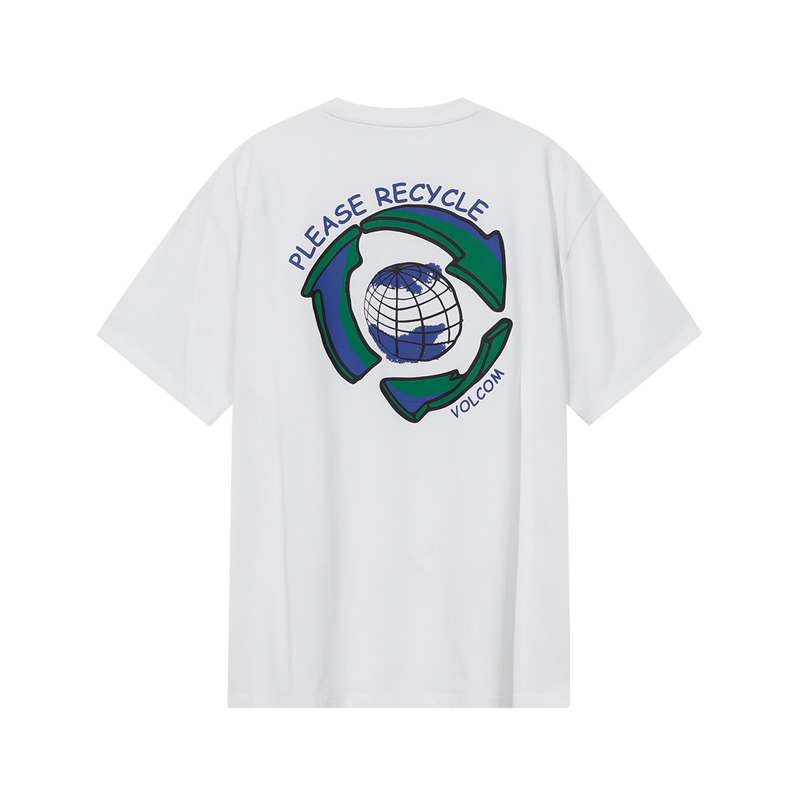 볼컴 리사이클 티셔츠 (화이트)(Volcom Recycle Short Sleeve White)