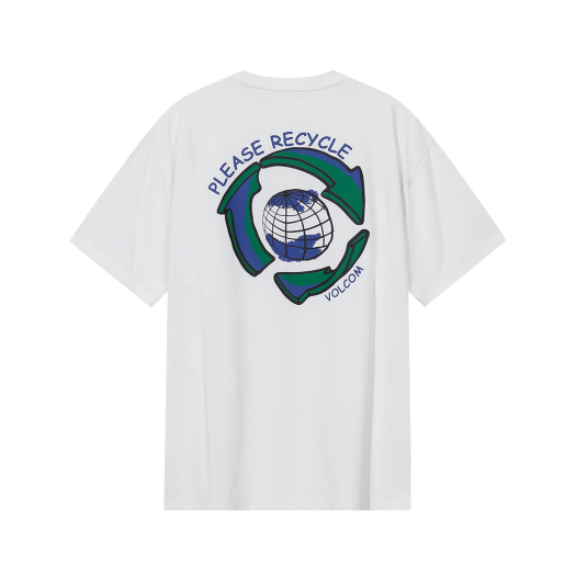 VA252TS009WH Volcom Recycle Short Sleeve White
