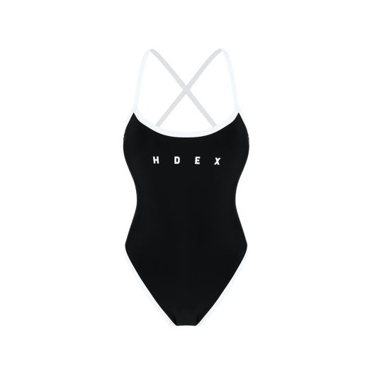 H257WSSSW030BK HDEX Mond Back String Monokini Black