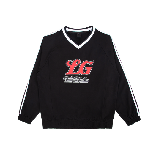 LD255UPTMT006 LG TWINS Iconic Anorak Sweatshirt Black