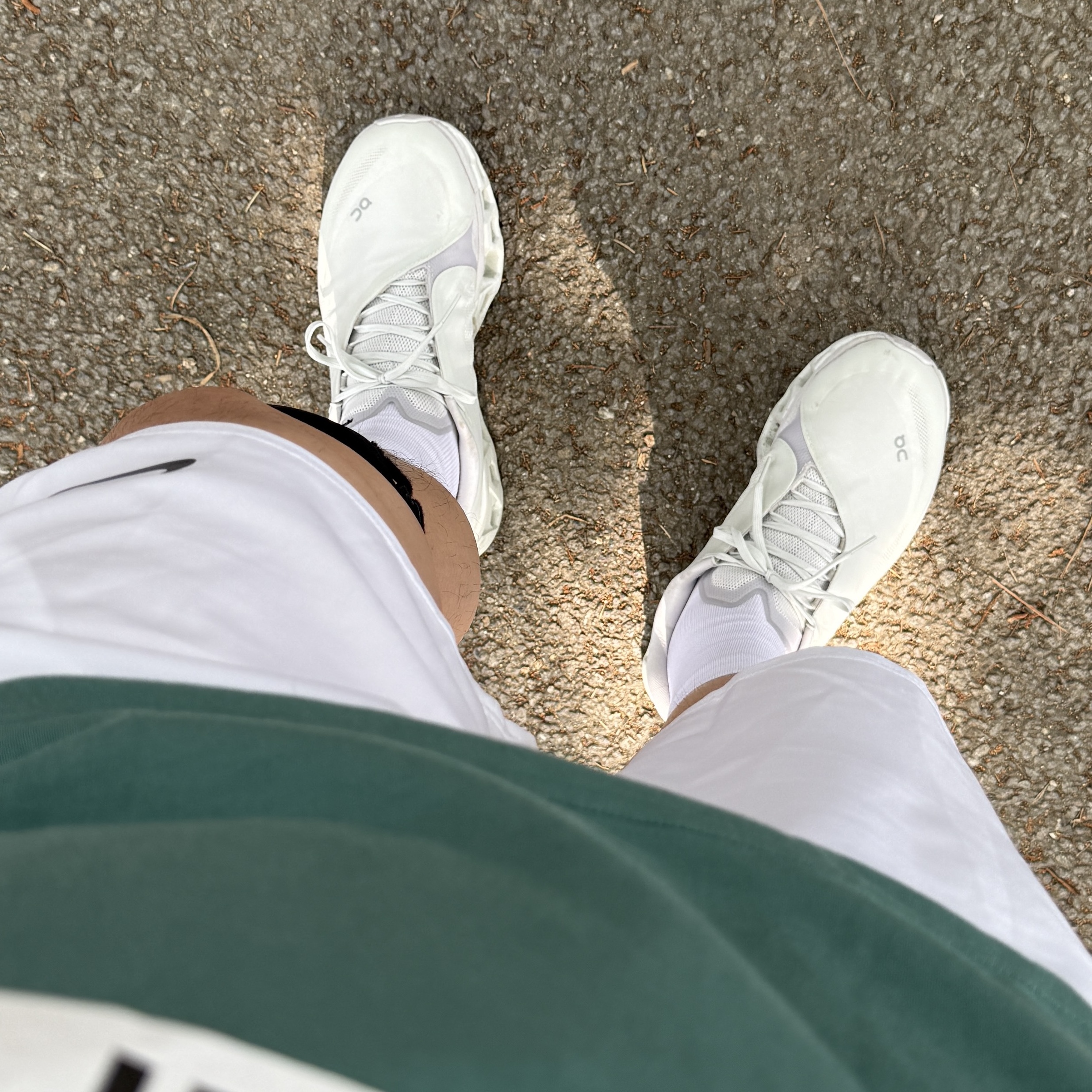 On Running x Post Archive Faction (Paf) Cloudmonster 2 Vapor Frost 착용 스타일