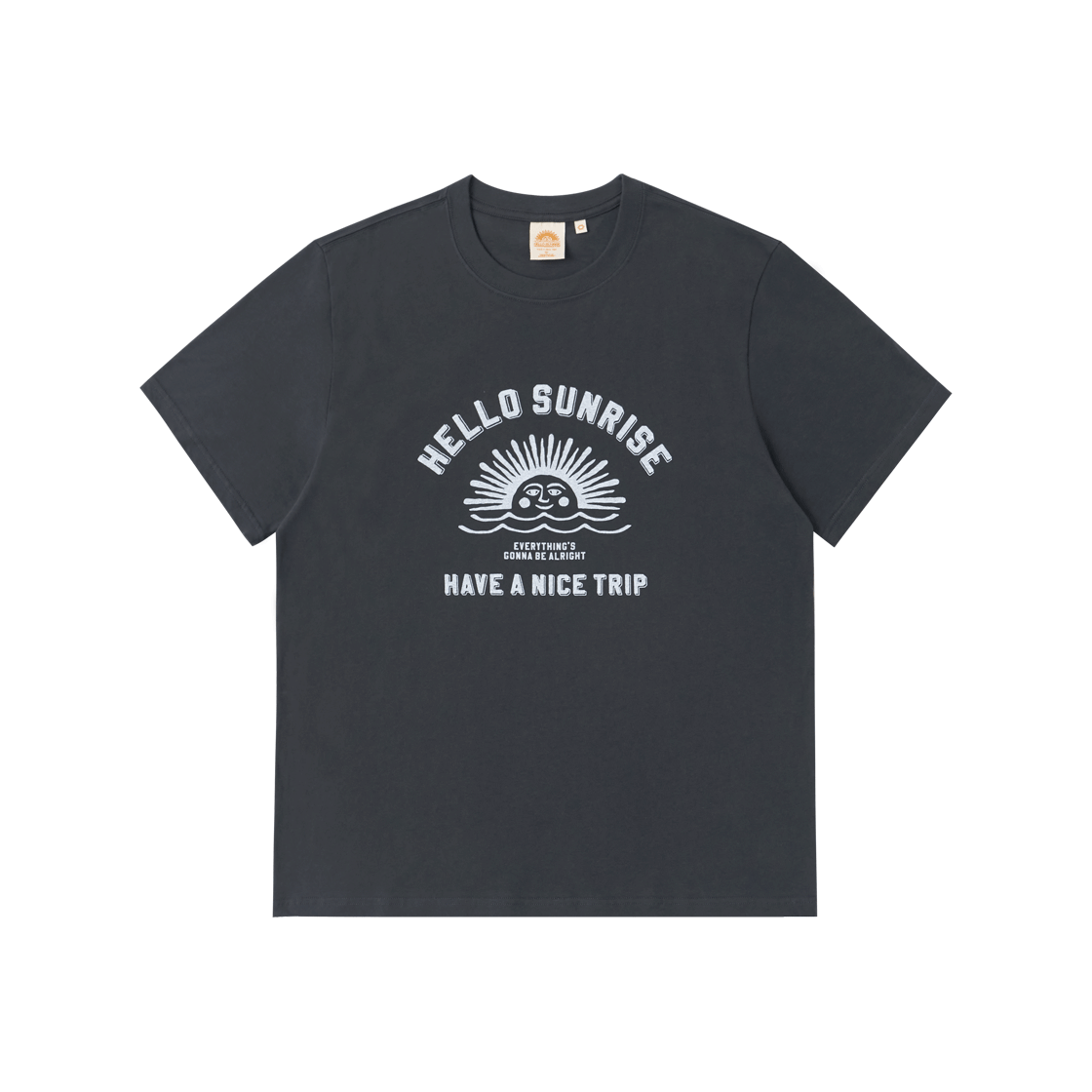 헬로선라이즈 빈티지 아치 로고 티셔츠 차콜(Hello Sunrise VTG Arch Logo Tee Charcoal)