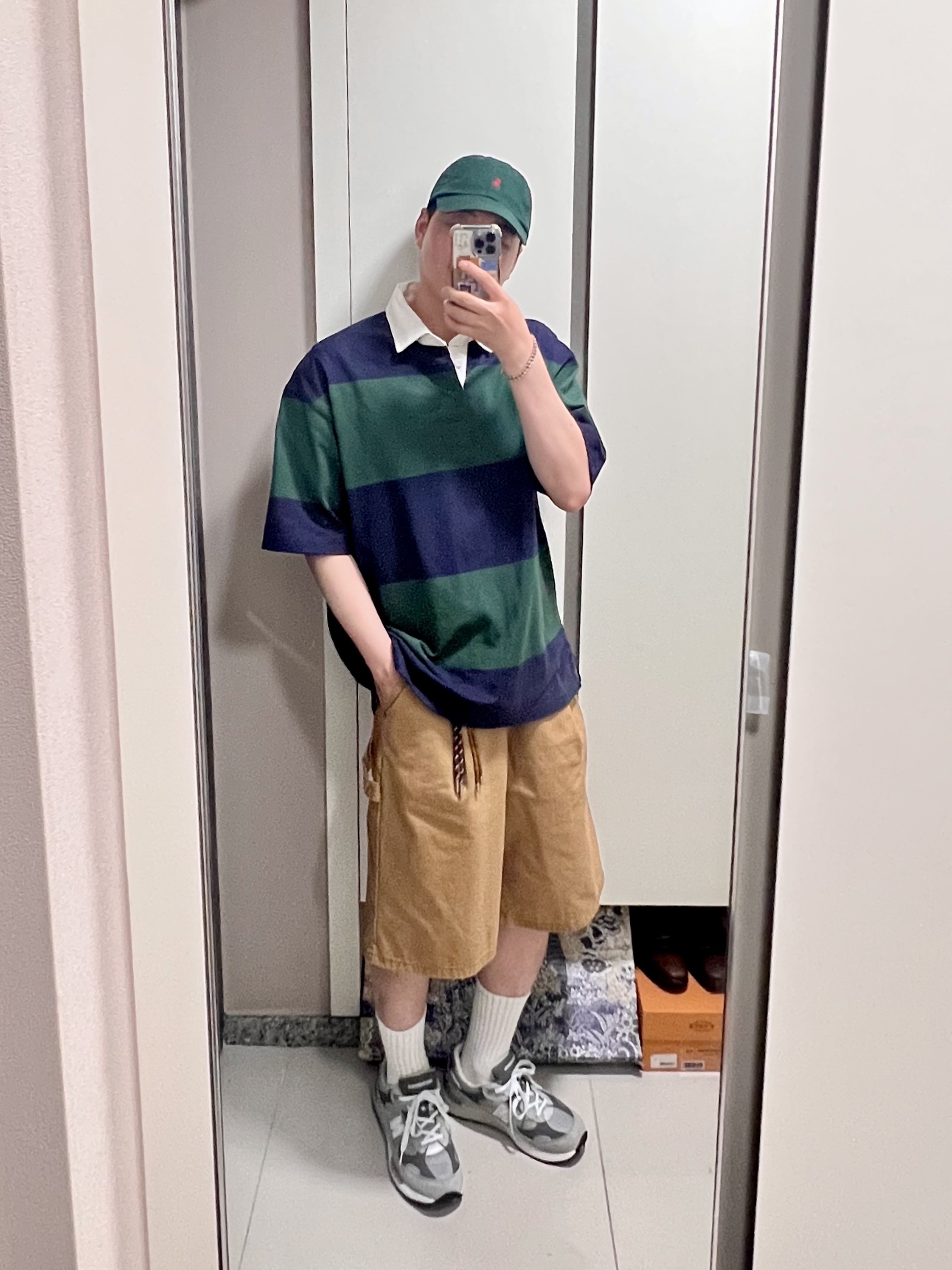 New Balance 992 Made in USA Grey - D Standard 착용 스타일