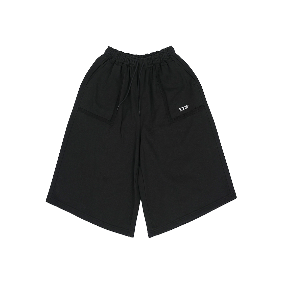 케이지엠 버뮤다 헤비 스웻 팬츠 블랙(KZM Bermuda Heavy Sweat Pants Black)