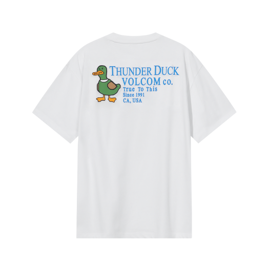 VA252TS011WH Volcom Thunder Duck Short SleeveWhite
