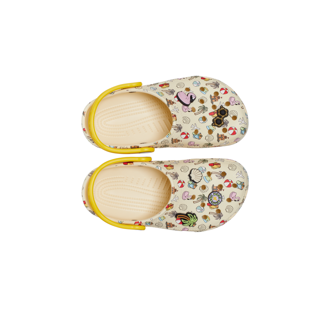 (키즈) 크록스 스프링 브레이크 클로그 멀티 바닐라((Kids) Crocs Spring Break Clog Multi Vanilla) - 2