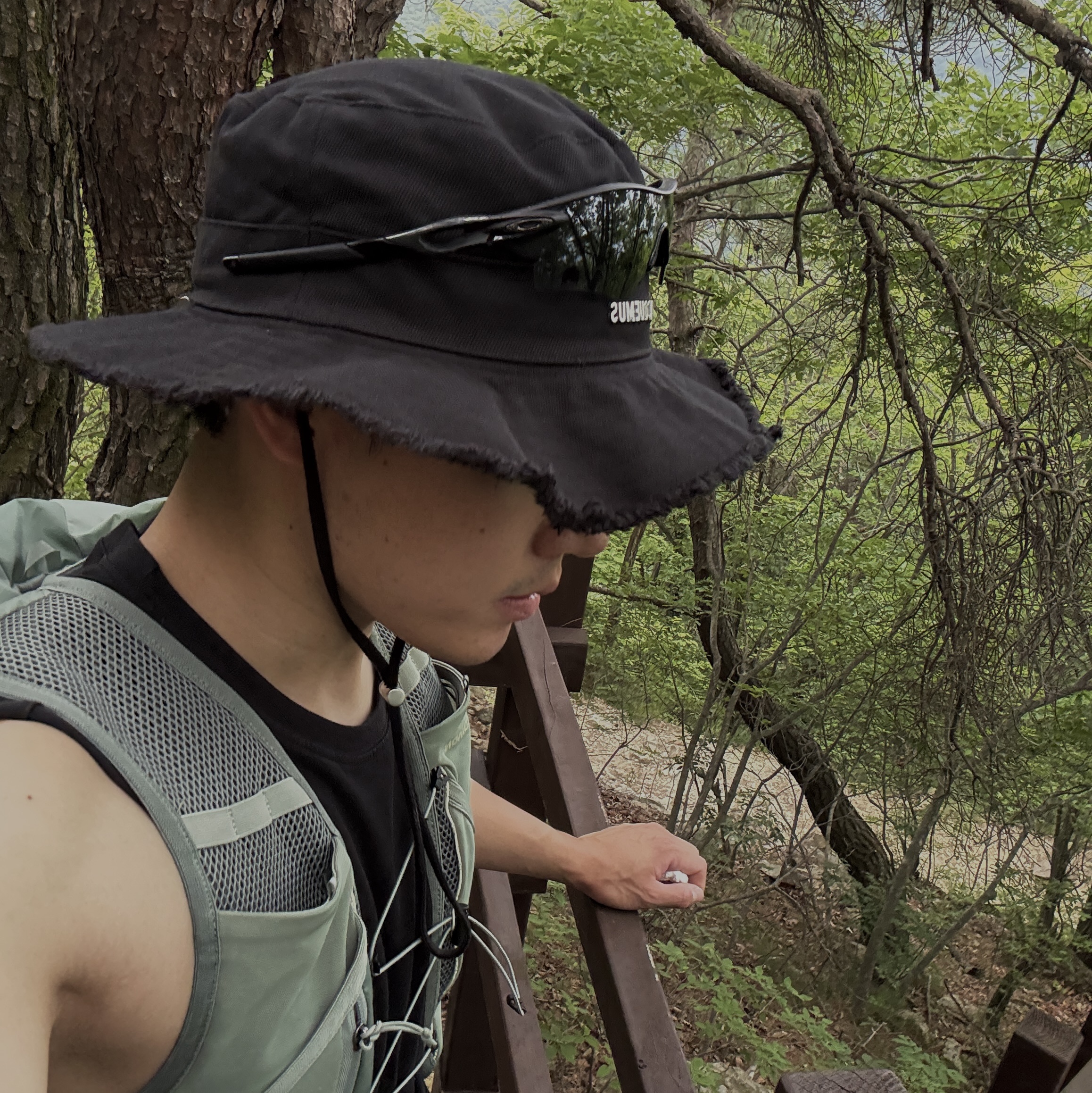 Nike ACG Hiking Shorts Black - Asia, Salomon Active Skin 8 Set Laurel Wreath 착용 스타일 - 3