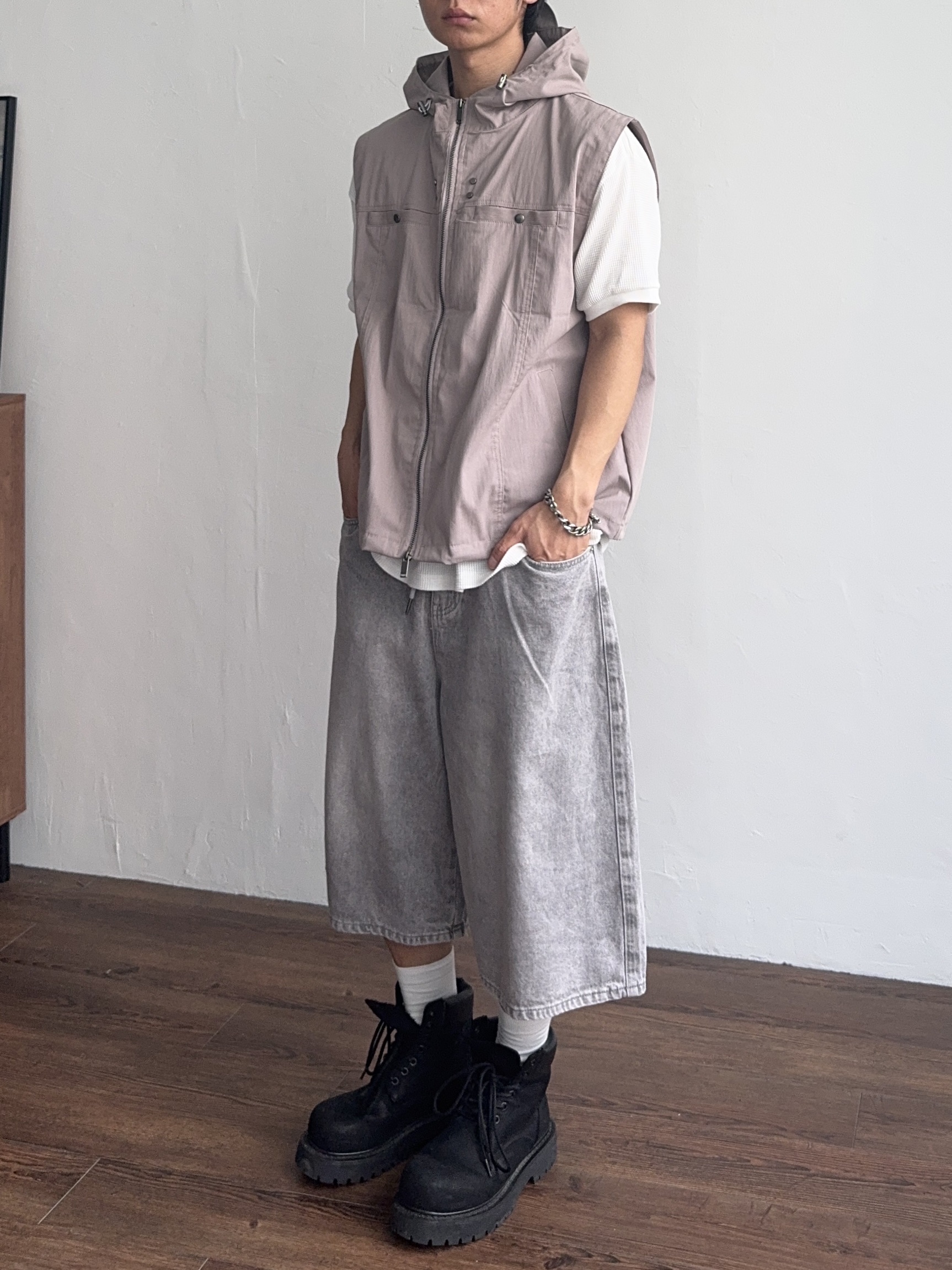 LOSTGARDEN Route Black 착용 스타일 - 1