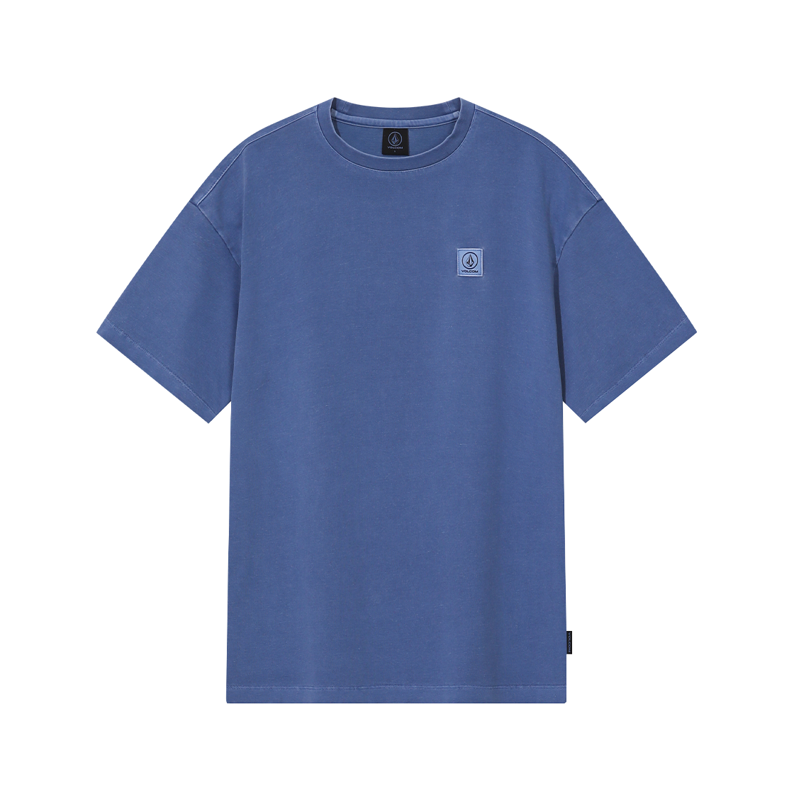 VA252TS002BL Volcom Wappen Garment Dying Short Sleeve Blue