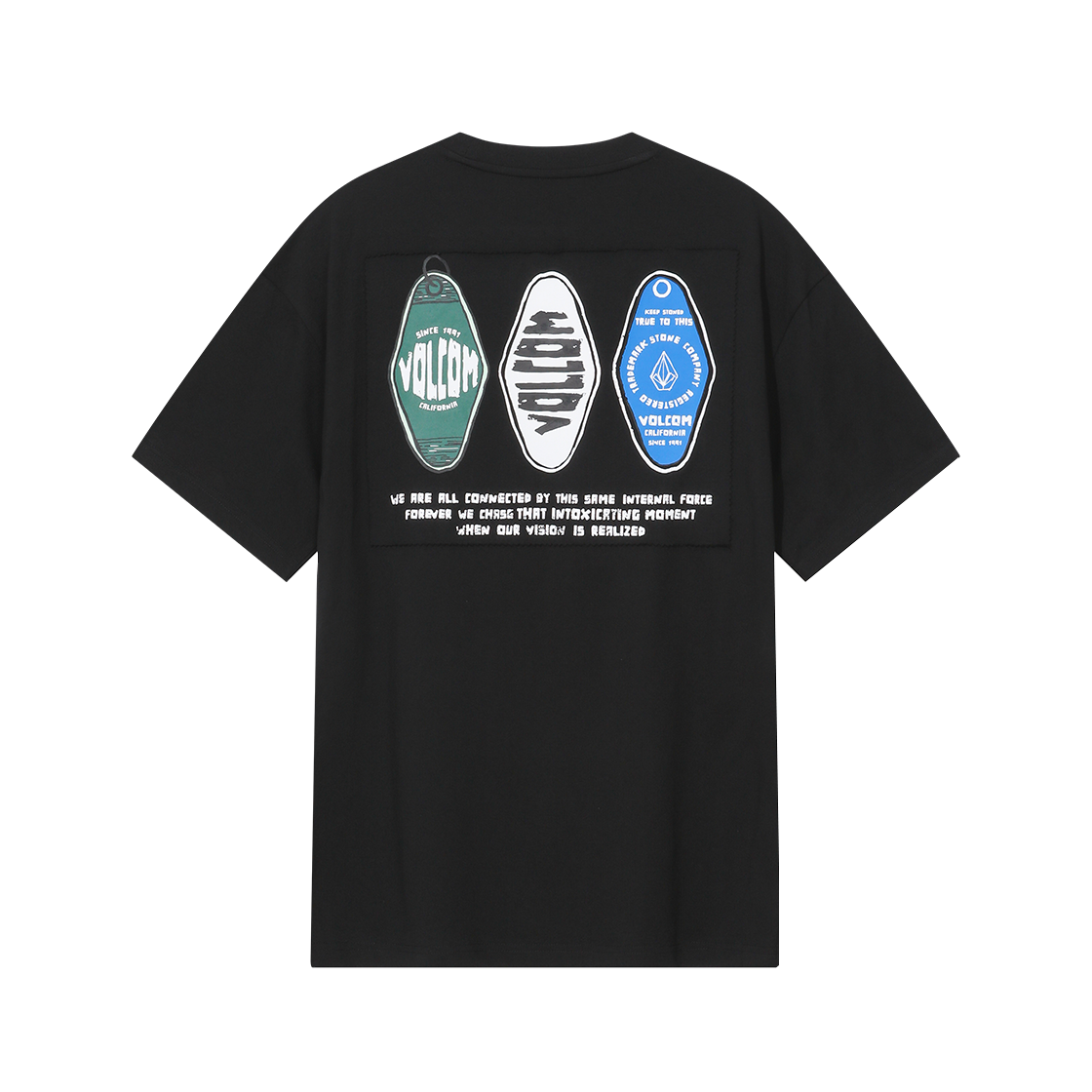 볼컴 키 홀더 티셔츠 (블랙)(Volcom Keyholder Short Sleeve Black)