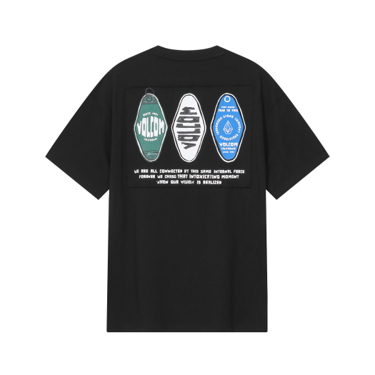VA252TS005BK Volcom Keyholder Short Sleeve Black