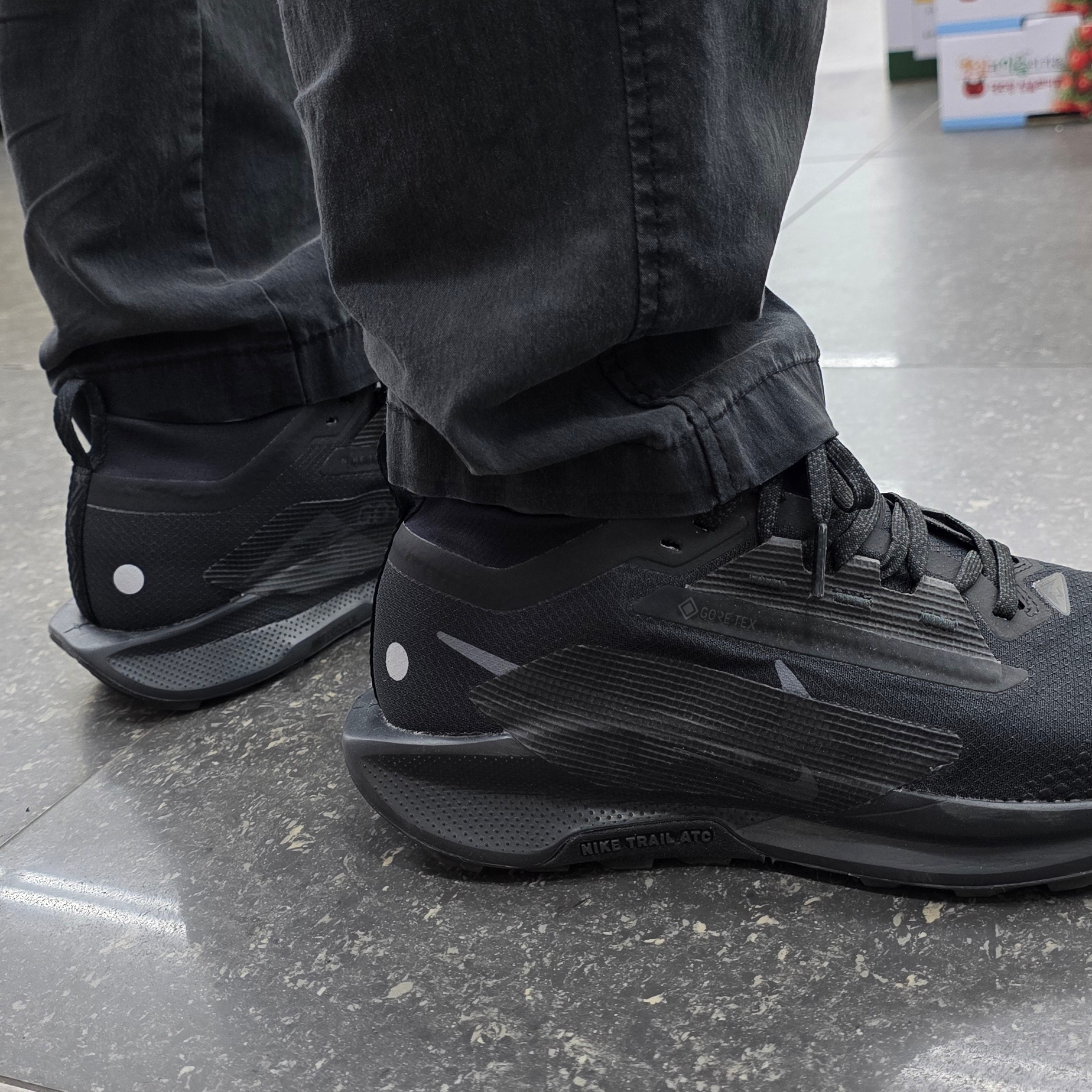 Nike Pegasus Trail 5 Gore-Tex Black 착용 스타일