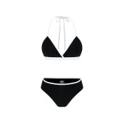 HDEX Contrast Triangle Bikini Set Black