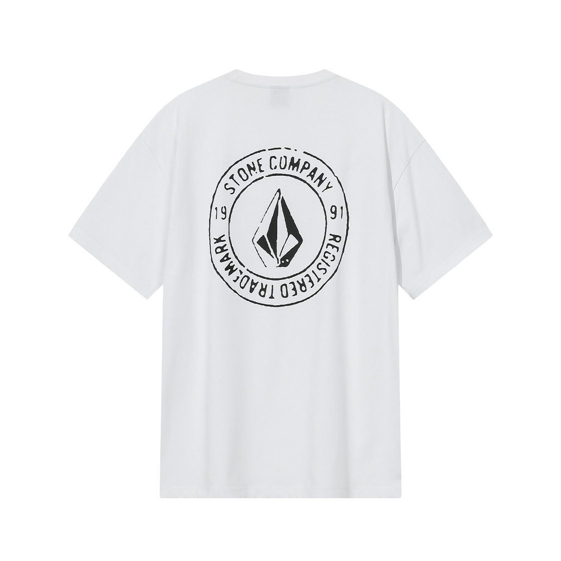 볼컴 서머 에센셜 라운드 티셔츠 (화이트)(Volcom Summer Essential Round Short Sleeve White)