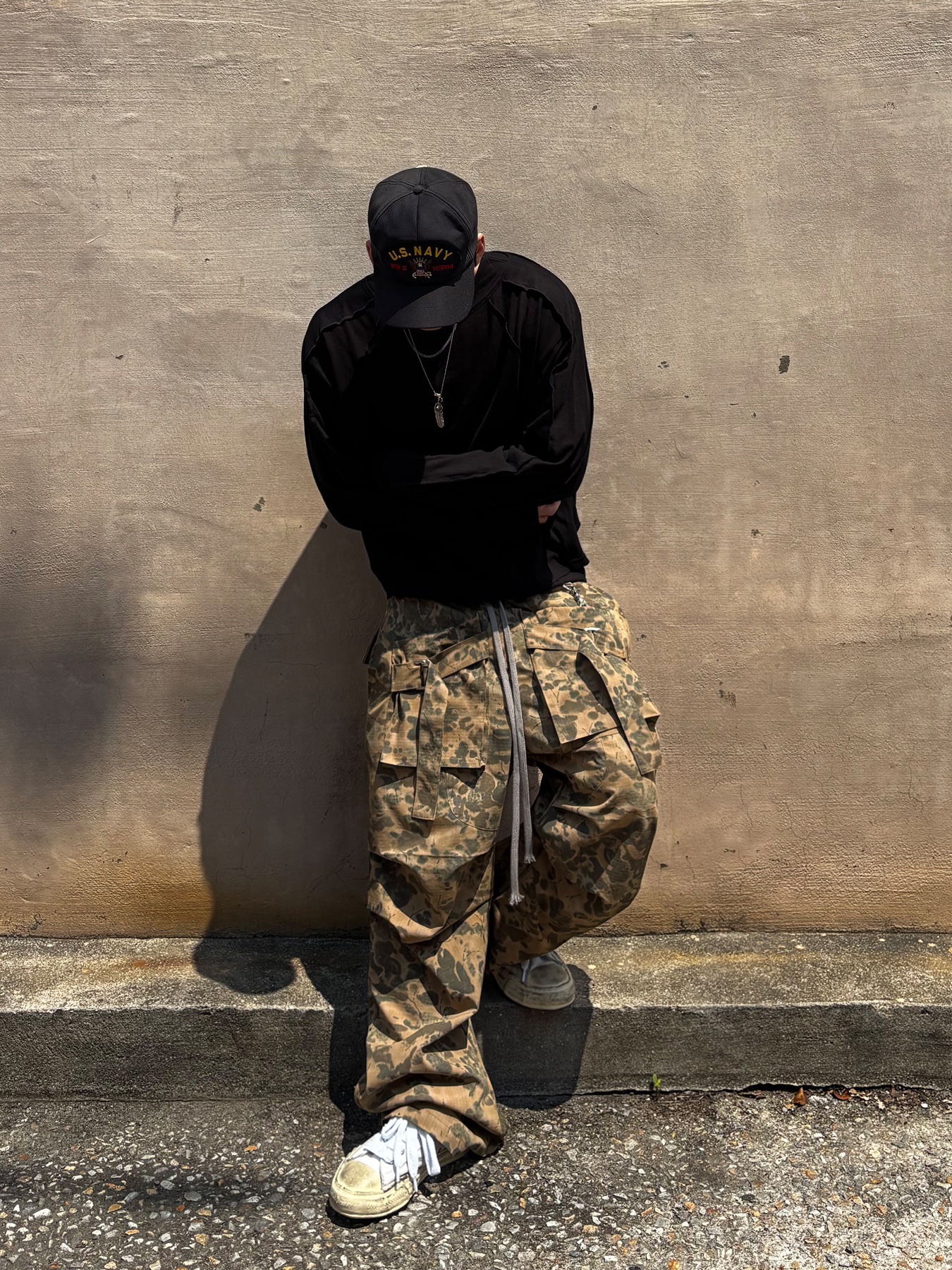 Wapworks Wide Safety Cargo Pants Mold 착용 스타일 - 2