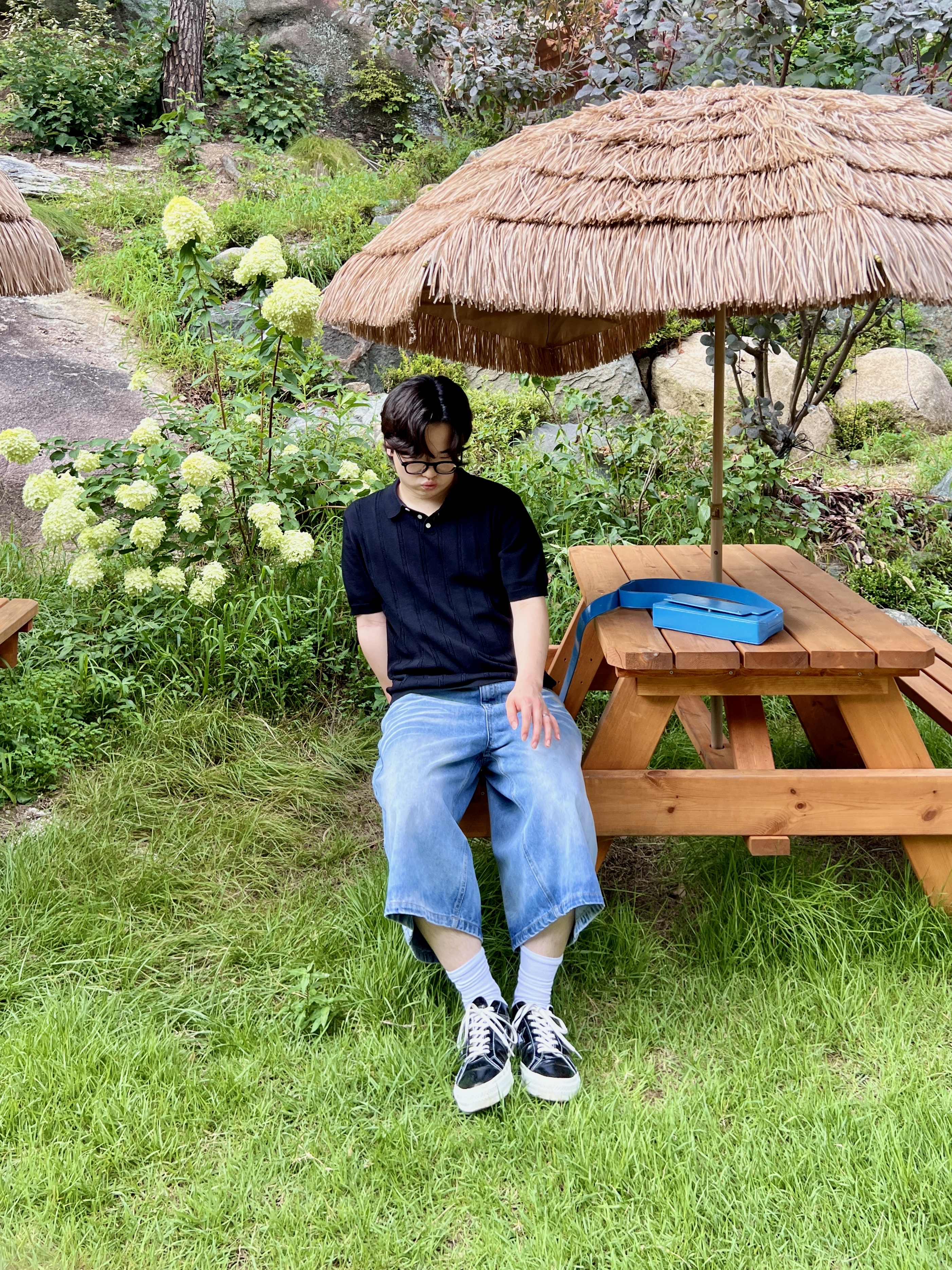 Converse One Star Ox HanByeol Black, Converse One Star Ox Black 착용 스타일