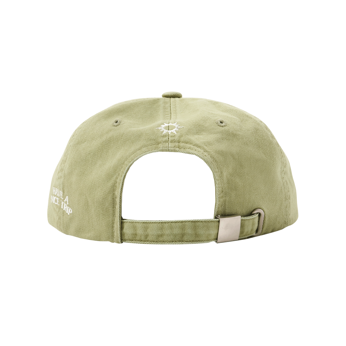 HS52CA906OL0 Hello Sunrise H Logo Cotton Relaxed Fit 6Panel Cap_Olive - #3