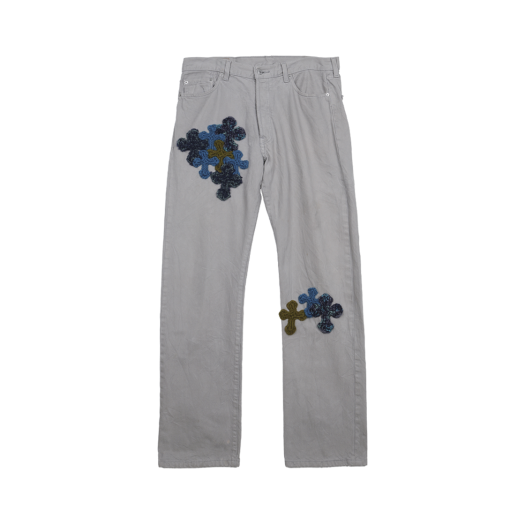 YARN- DENIMPT-24 Y.A.R.N.  Levi's 501 3D Cross Knit Motif Gray
