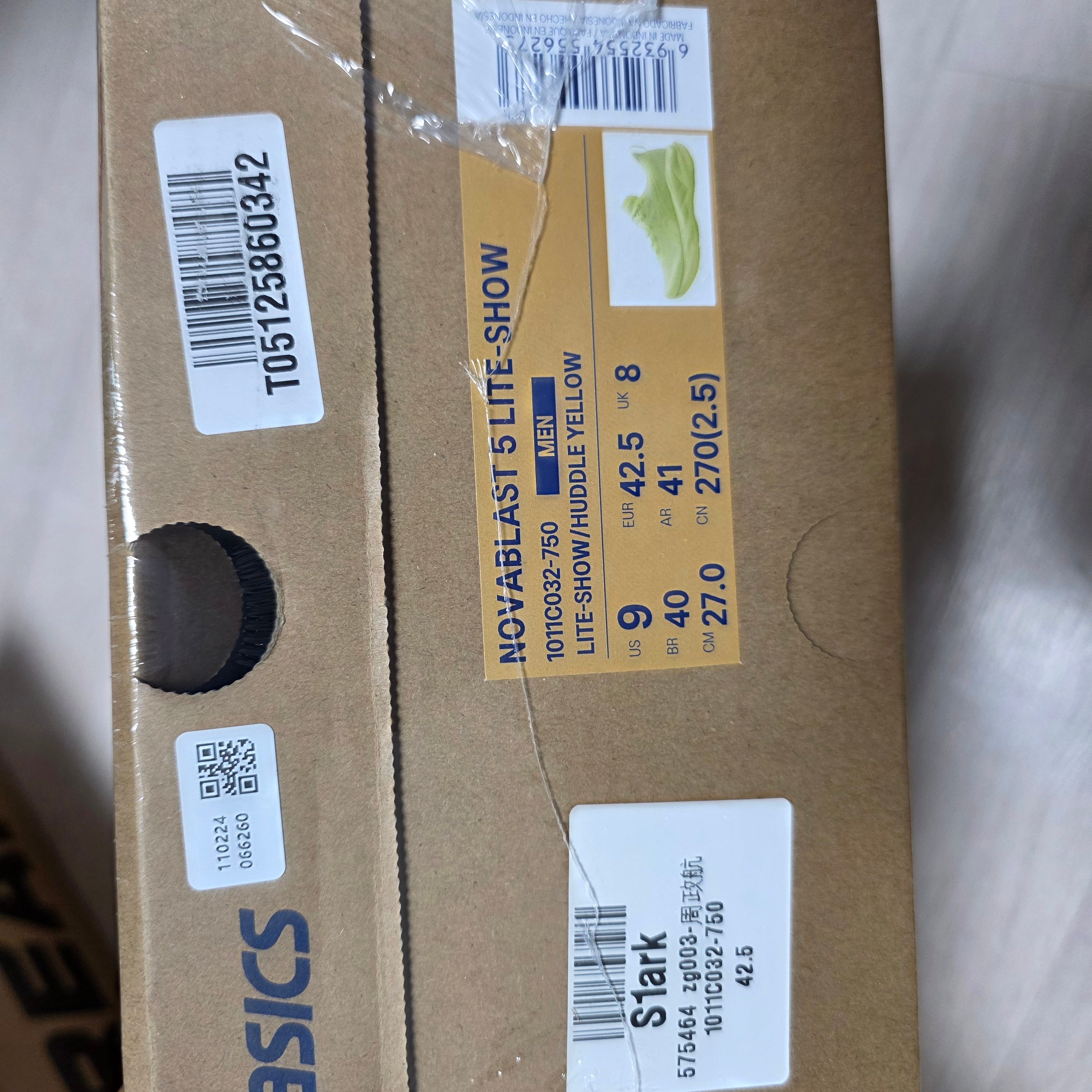 Asics Novablast 5 Lite Show Huddle Yellow 착용 스타일 - 10