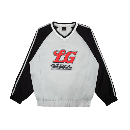 LD255UPTMT005 LG TWINS Iconic Anorak Sweatshirt Grey