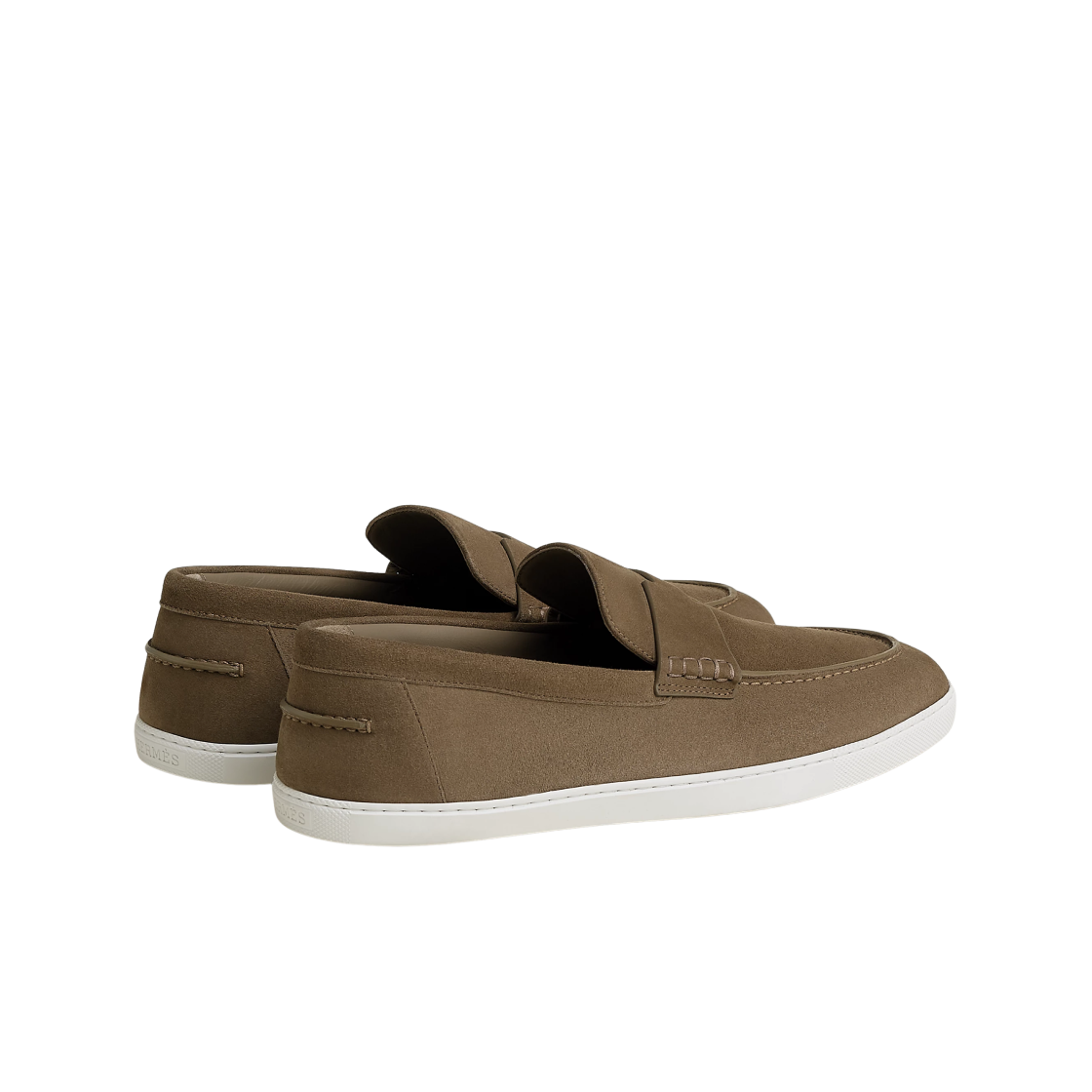 에르메스 잡 로퍼 스웨이드 고트스킨 & 에뚜쁘(Hermes Job Loafers Suede Goatskin & Etoupe) - 2