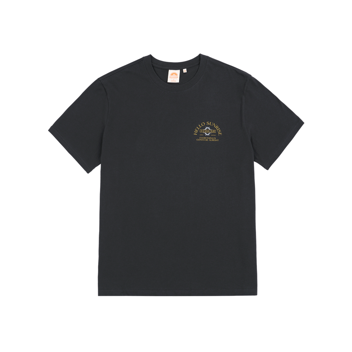 헬로선라이즈 하와이 아치 로고 티셔츠 차콜(Hello Sunrise HAWAII Arch Logo Tee Charcoal)