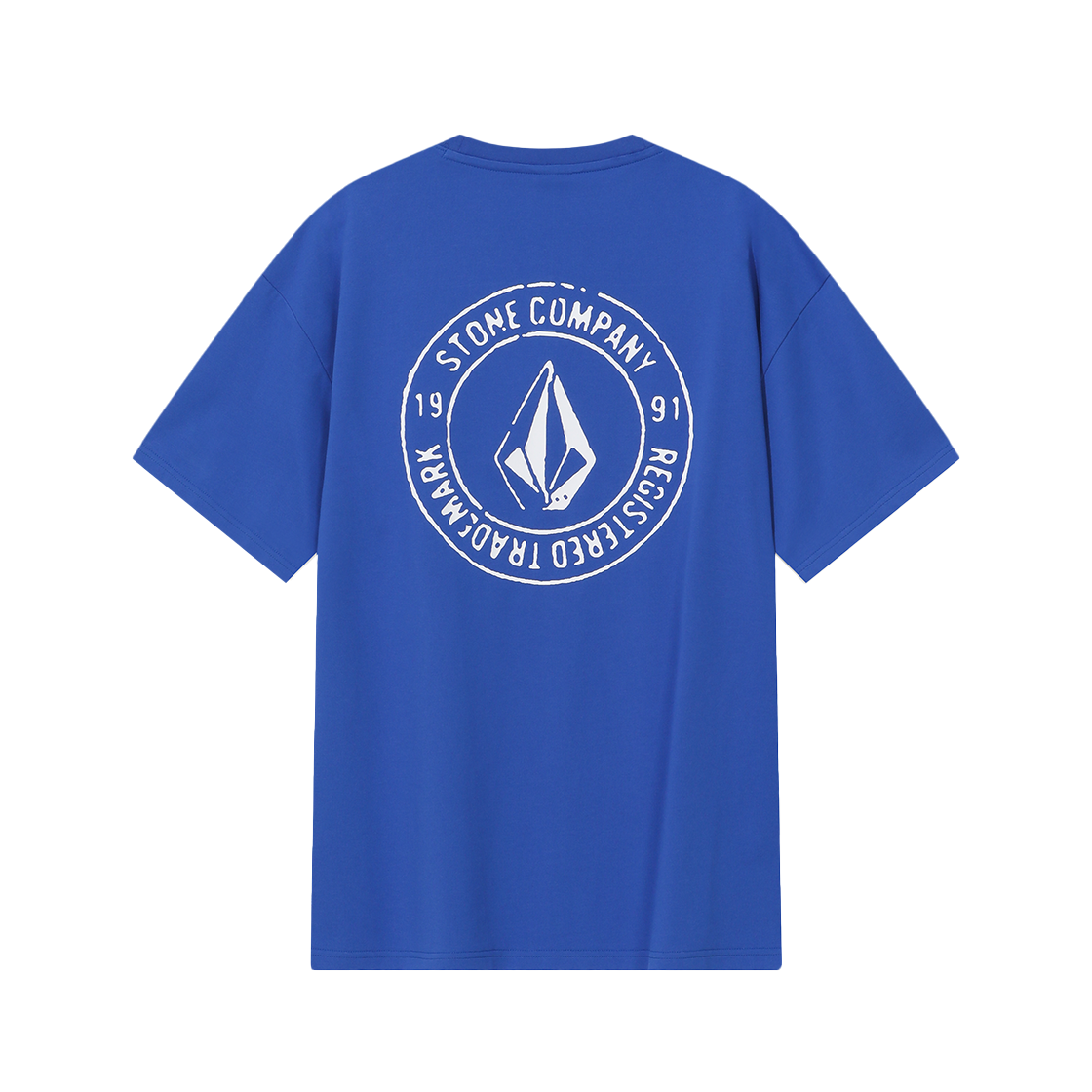 볼컴 서머 에센셜 라운드 티셔츠 (블루)(Volcom Summer Essential Round Short Sleeve Blue)