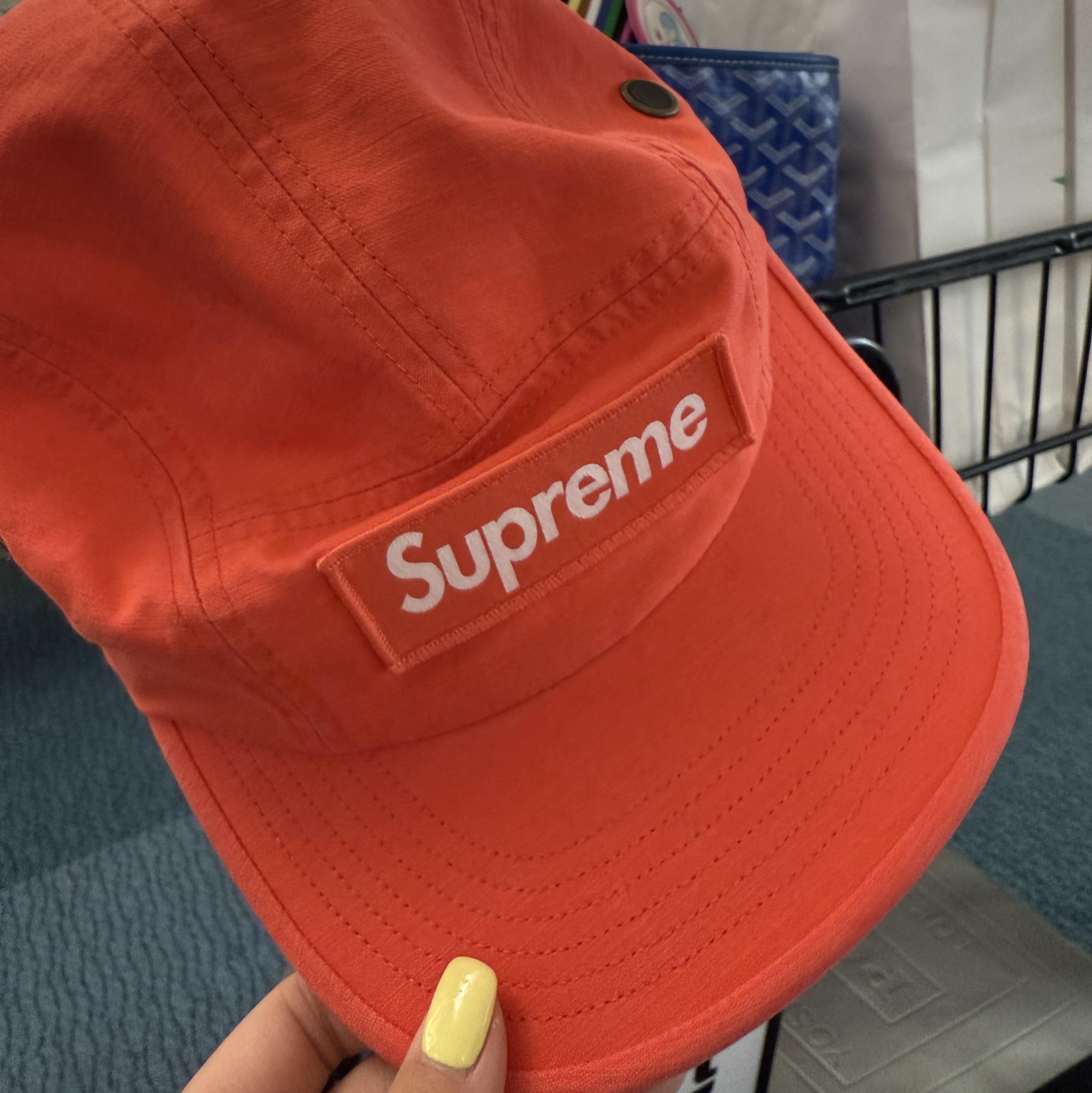 슈프림 밀리터리 캠프캡 코랄 - 25SS | Supreme | KREAM