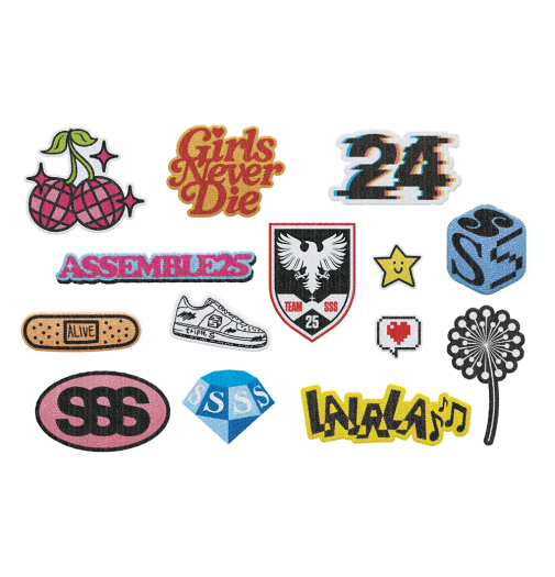 TSPCMD22 tripleS x Over The Pitch TEAM SSS ASSEMBLE 25 Wappen SET