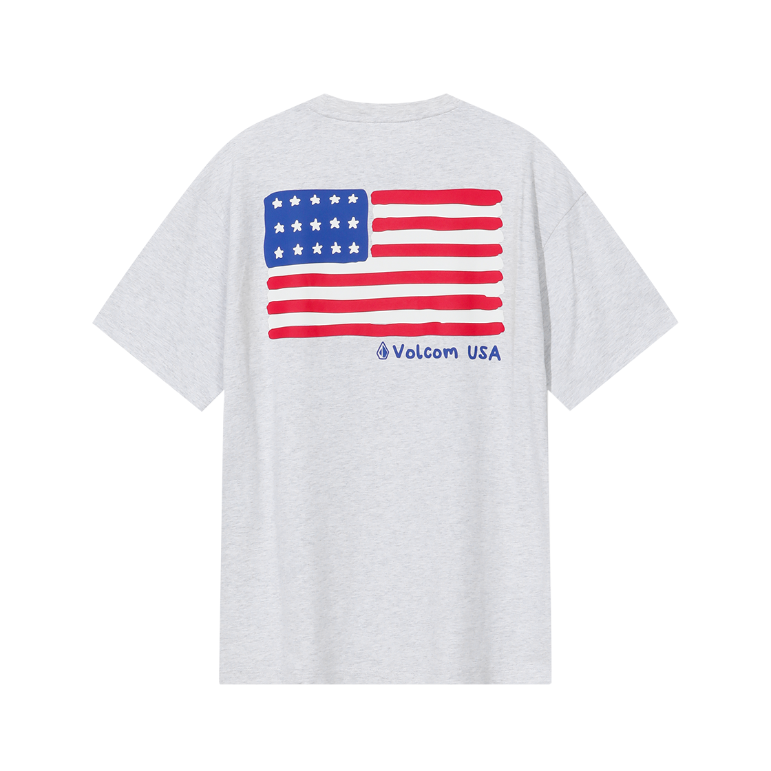 볼컴 OLD GLORY 티셔츠 (아이스 그레이)(Volcom Old Glory Short Sleeve ICE GREY)