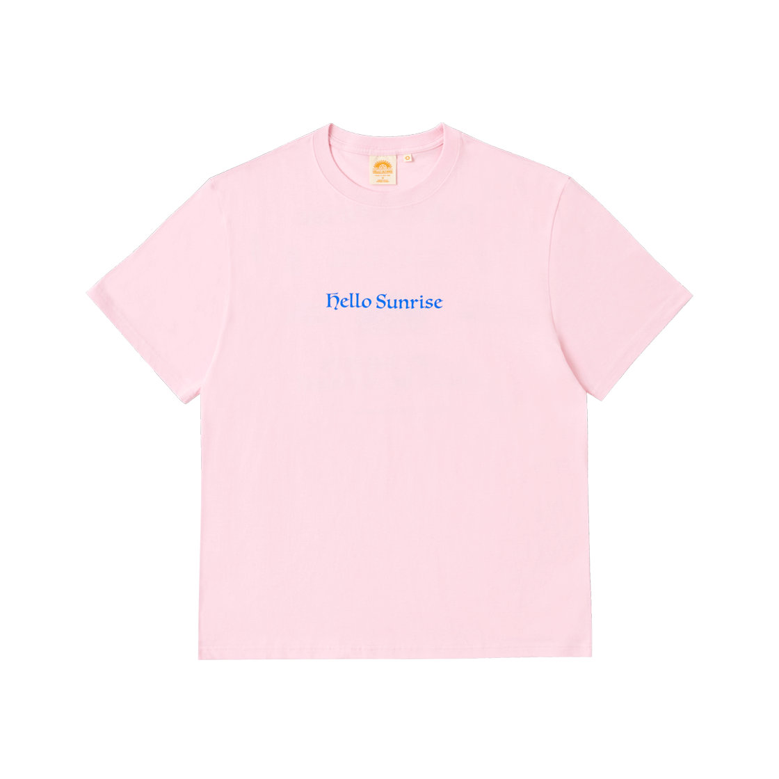 헬로선라이즈 인포 그래픽 티셔츠 라이트 핑크(Hello Sunrise Info Graphic Tee Light Pink)