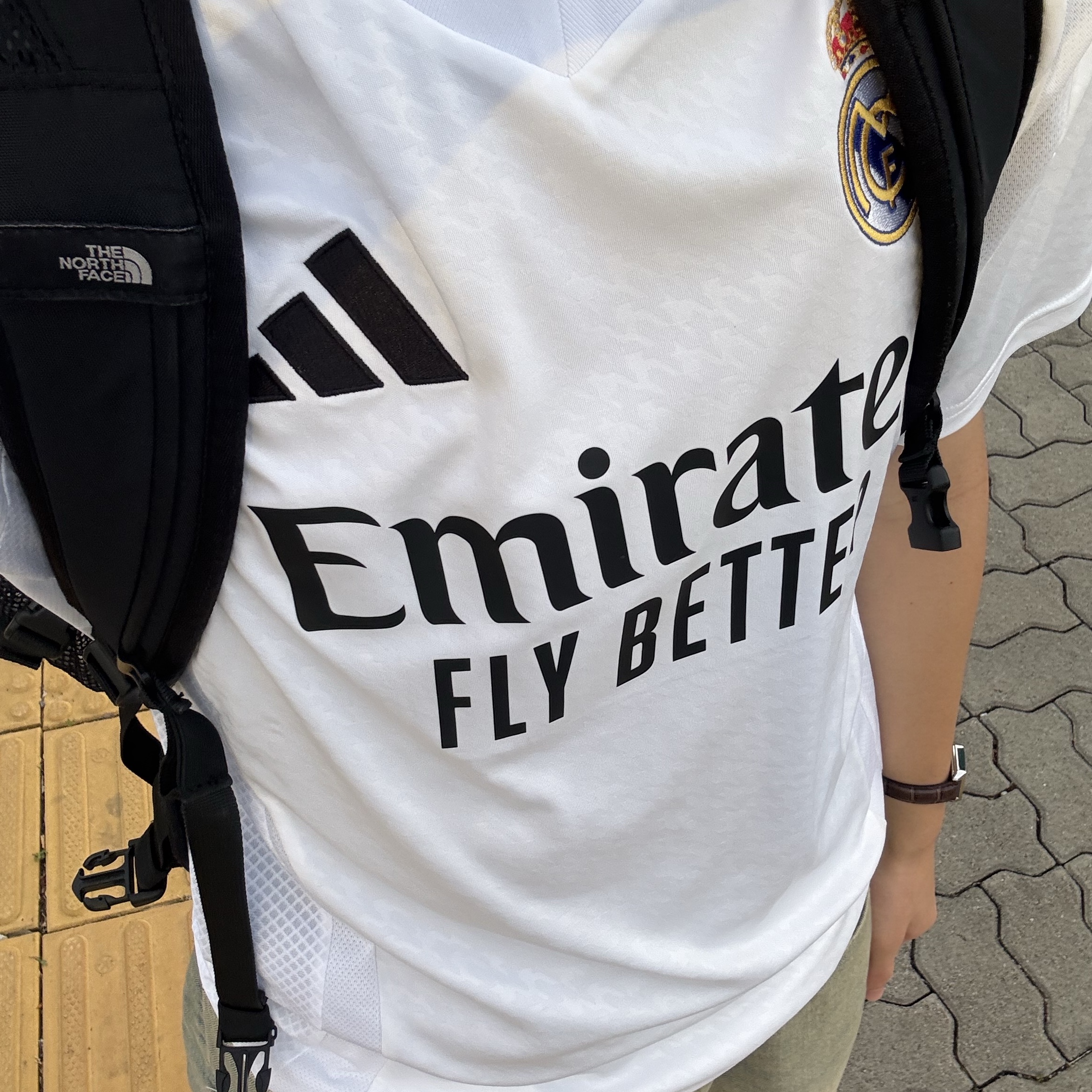 Adidas Real Madrid 2024/25 Home Jersey White - KR Sizing (Non Marking Ver.) 착용 스타일