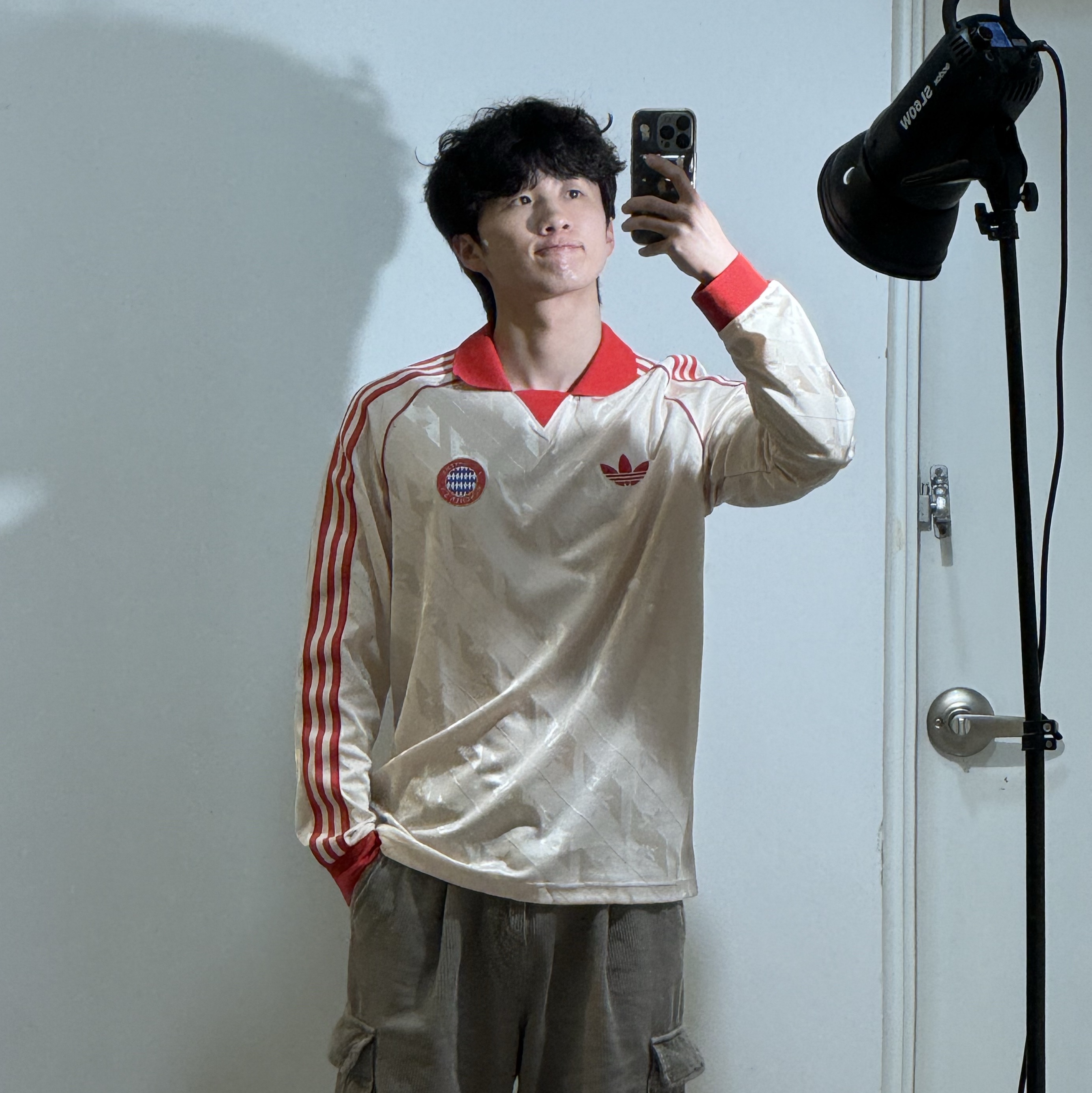 Adidas Bayern Munchen LFSTLR Jersey Linen - KR Sizing (Non Marking Ver.) 착용 스타일 - 2