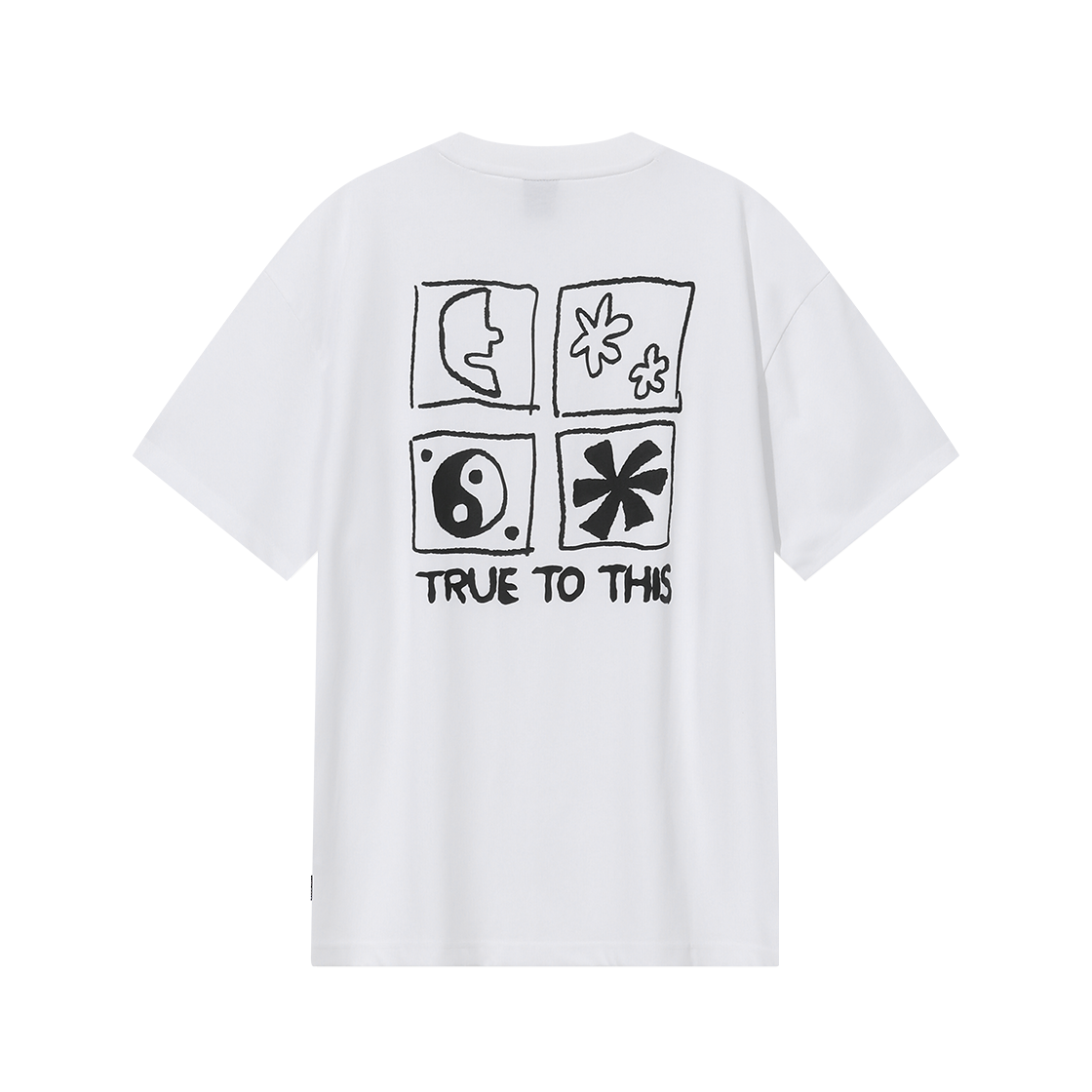 VA252TS016WH Volcom Hand Drawing Short Sleeve White