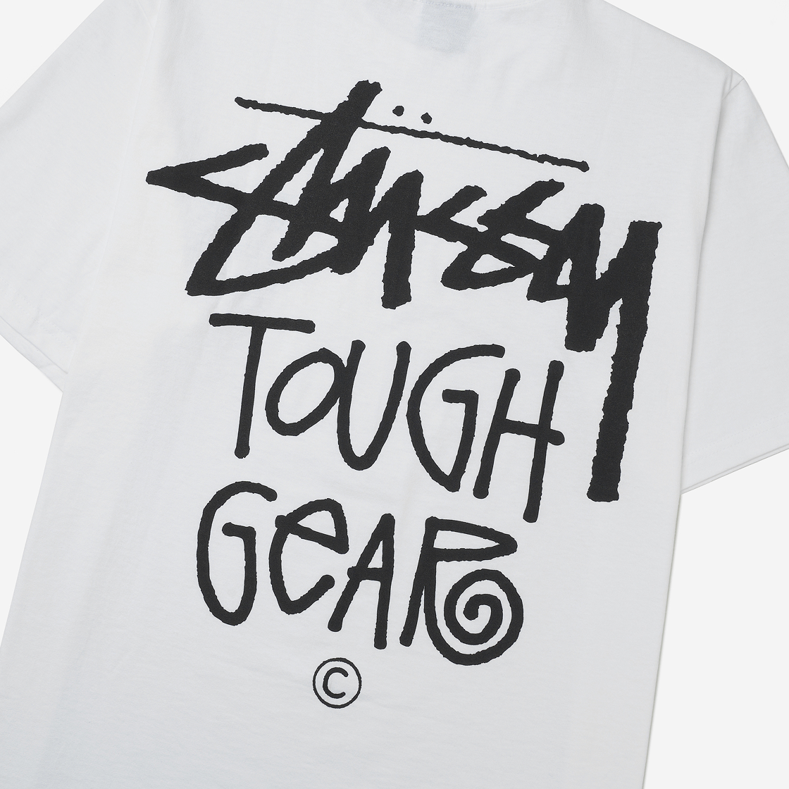 스투시 터프 기어 티셔츠 화이트 (2개 번들)(Stussy Tough Gear T-Shirt White (Bundle of 2)) - 4