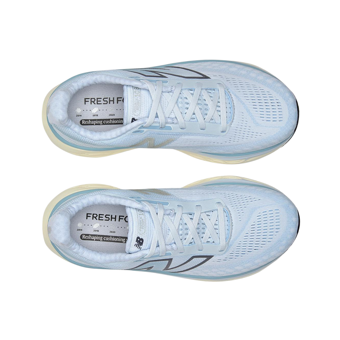 (W) 뉴발란스 프레쉬 폼 X 1080v14 아이스 블루 라이트 크롬 블루 - D 와이드((W) New Balance Fresh Foam X 1080v14 Ice Blue Light Chrome Blue - D Wide) - 2