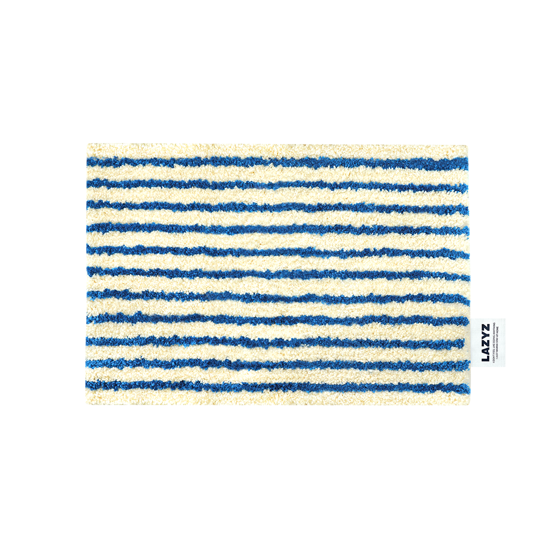 레이지지 세일러 스트라이프 러그 마린 블루(LAZYZ Sailer Stripe Rug - Marine Blue)