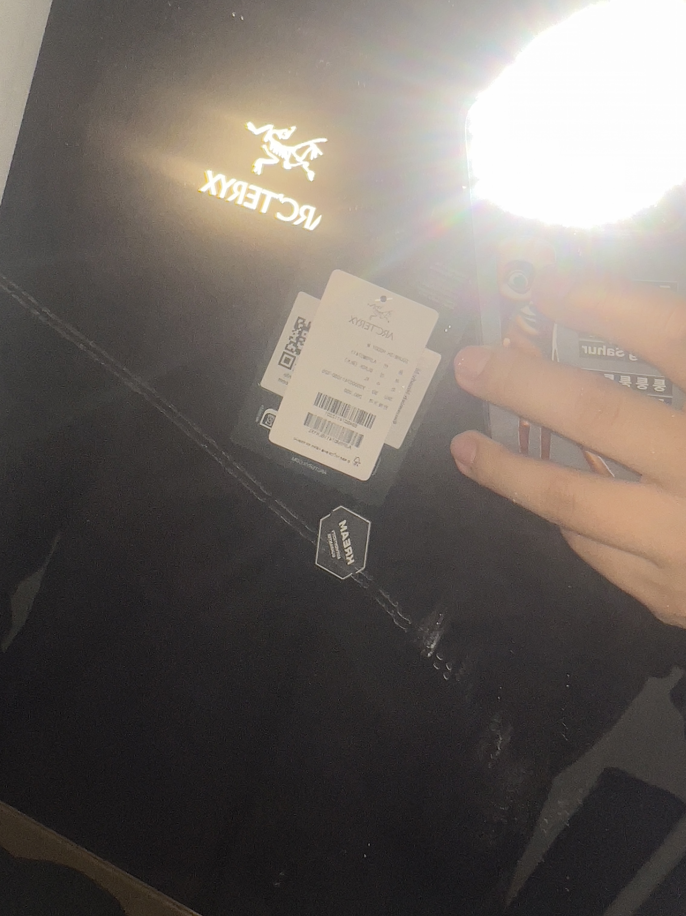 Arc'teryx Squamish Hoody Black 착용 스타일