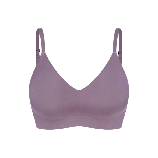 H251WLRUW100PL HDEX Seamless Slim Up Volume Bra Plum