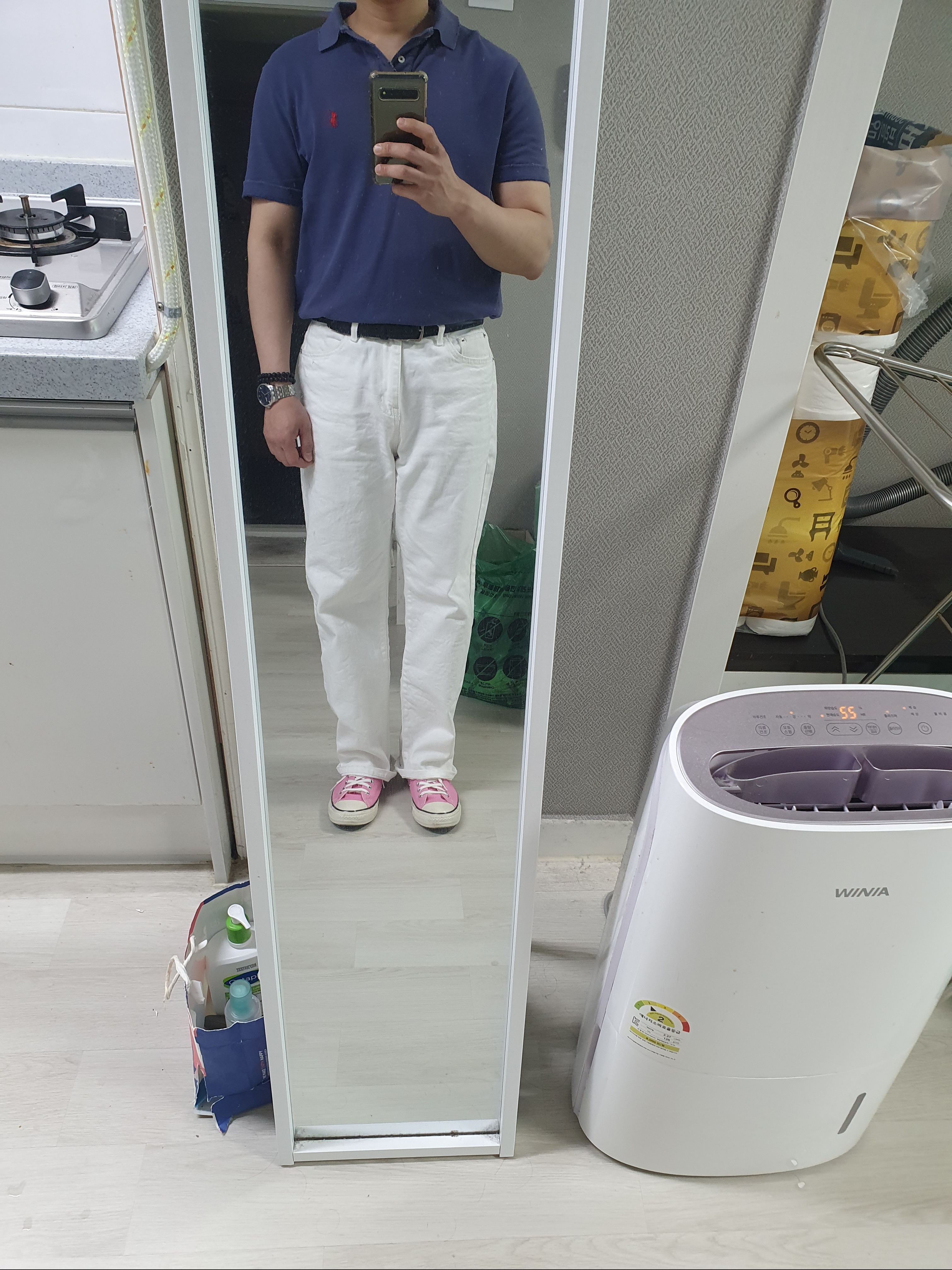 Converse Chuck 70 Ox Seasonal Color Pink 착용 스타일