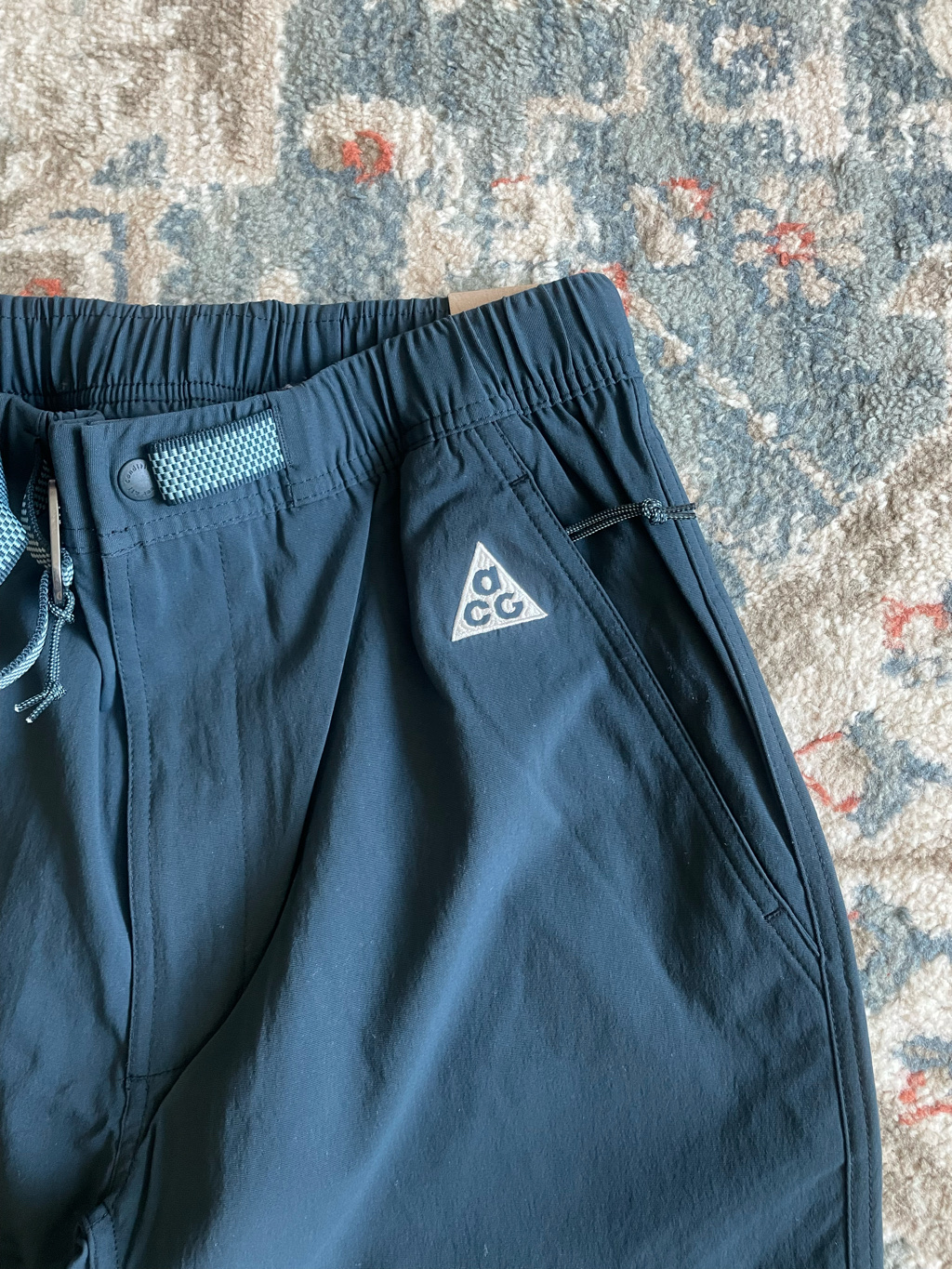 Nike ACG UV Hiking Pants Navy - Asia 착용 스타일 - 3