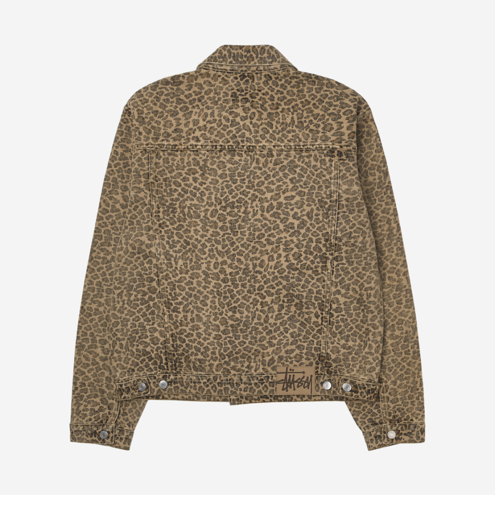 스투시 트러커 자켓 데님 레오파드 | Stussy | KREAM