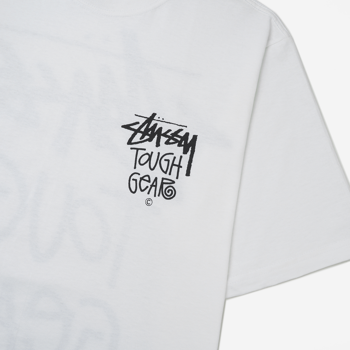 스투시 터프 기어 티셔츠 화이트 (2개 번들)(Stussy Tough Gear T-Shirt White (Bundle of 2)) - 5